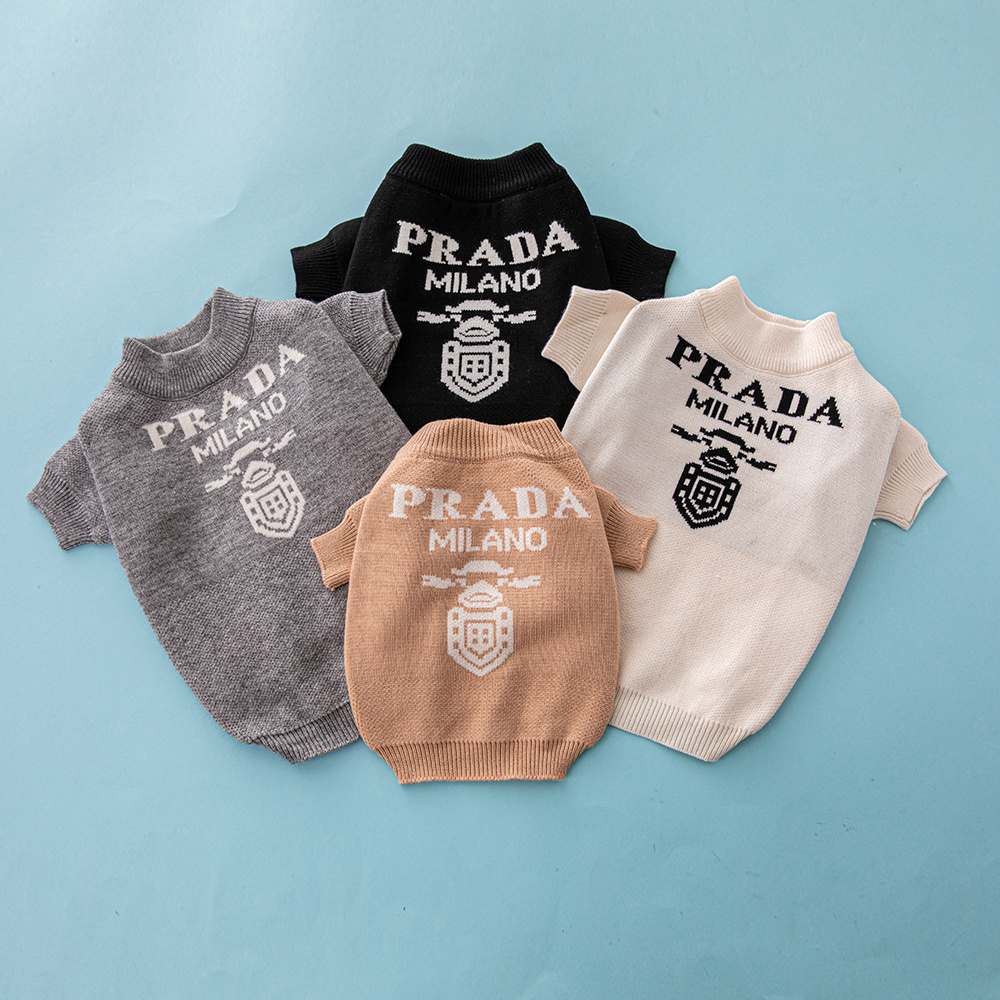 Luxury Style Designer Dog Knitted Sweater