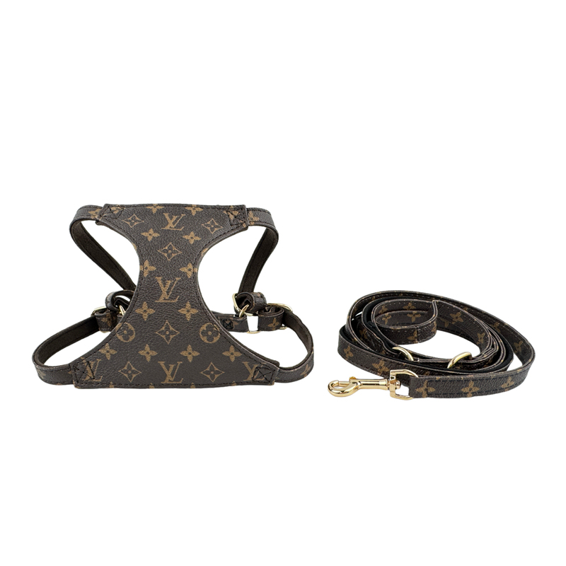 Luxury Style Designer Dog Harness and Multi-Functional Leash