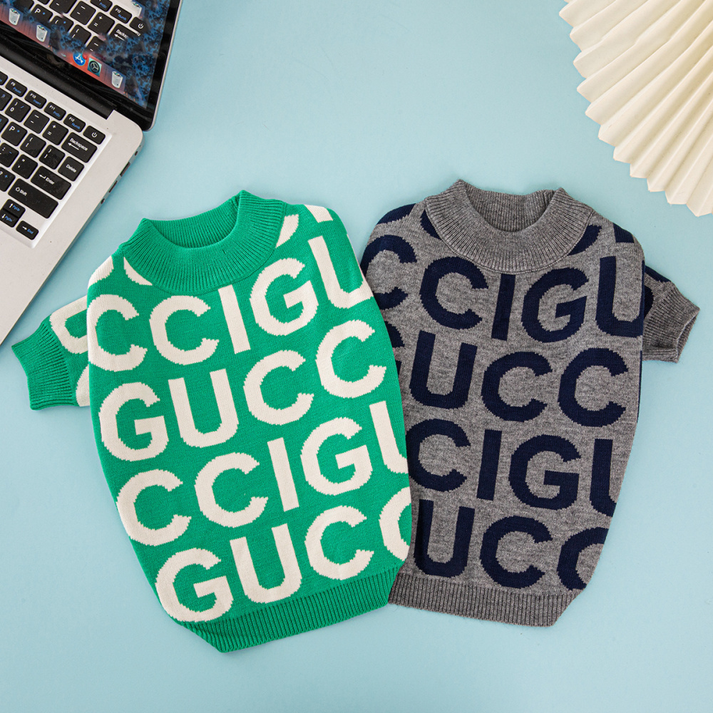 Paw-some Ggcci-Inspired Pet Sweater Collection