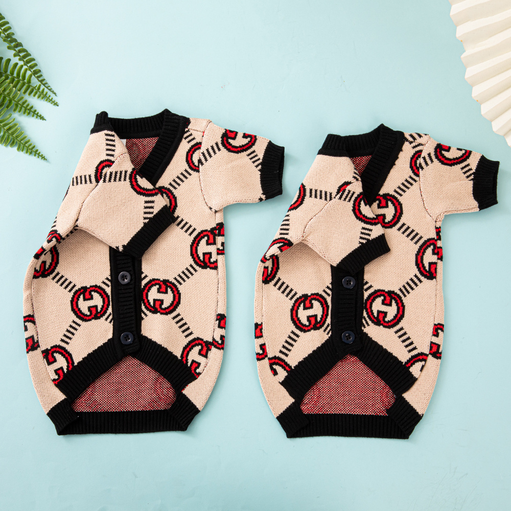 ChicPup Luxury GGcci Pet Cardigan Collection