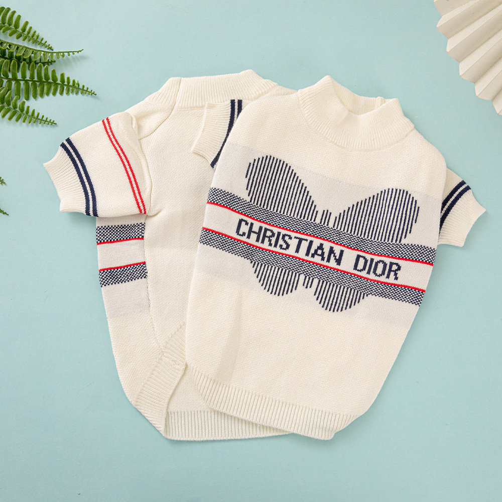 Pet Sweater Set  DD-Inspired Cream Knitted Pet Apparel