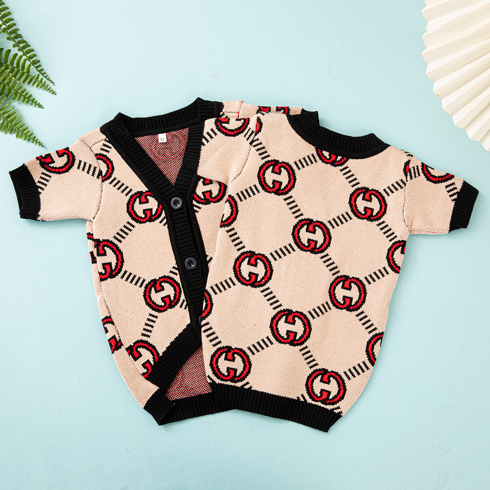 ChicPup Luxury GGcci Pet Cardigan Collection