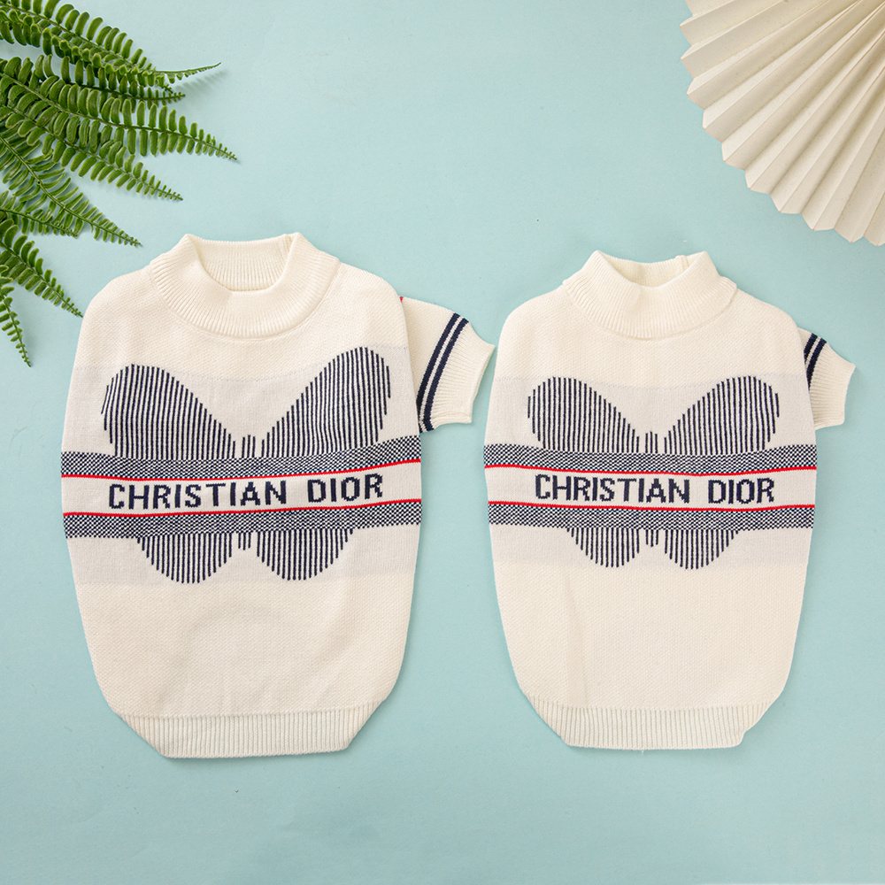 Pet Sweater Set  DD-Inspired Cream Knitted Pet Apparel