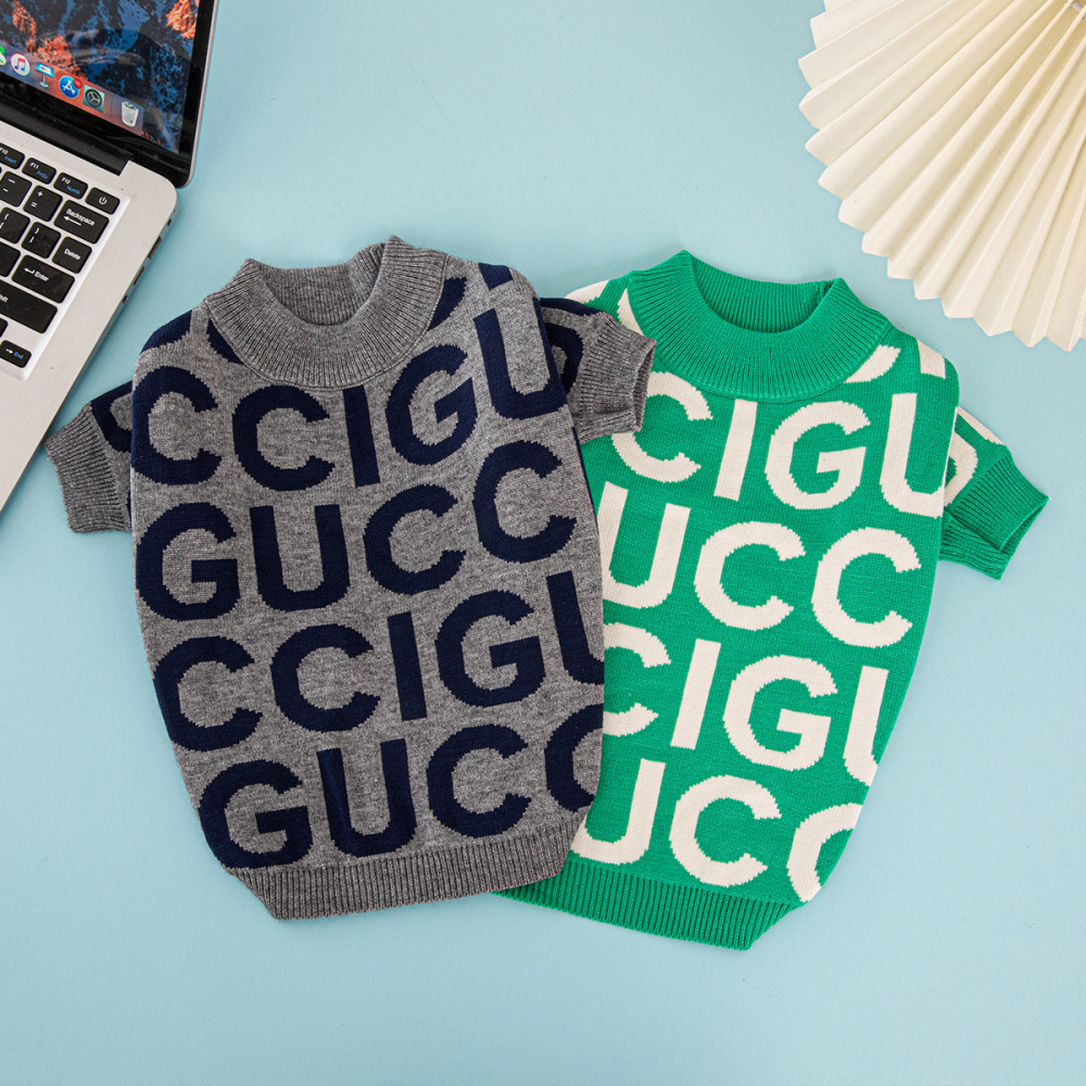 Paw-some Ggcci-Inspired Pet Sweater Collection