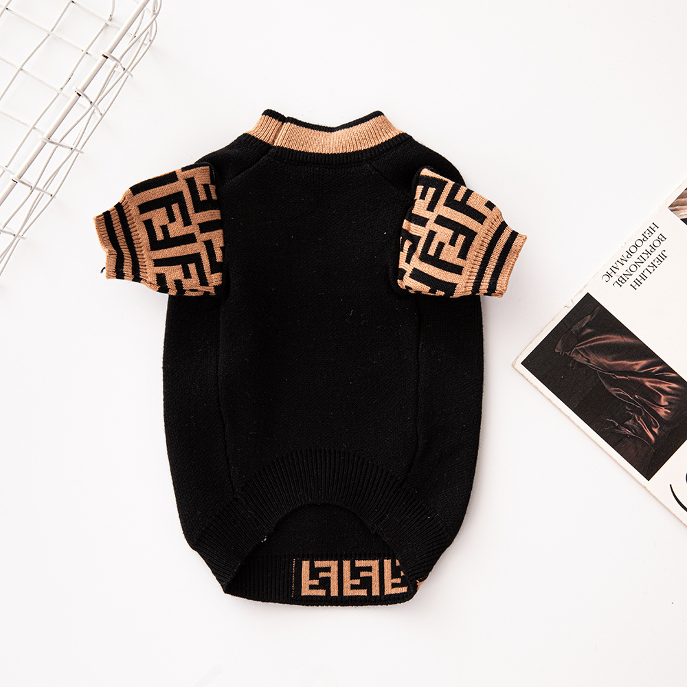 FFndi-Inspired Pet Sweater with Monster Eye & FF Monogram