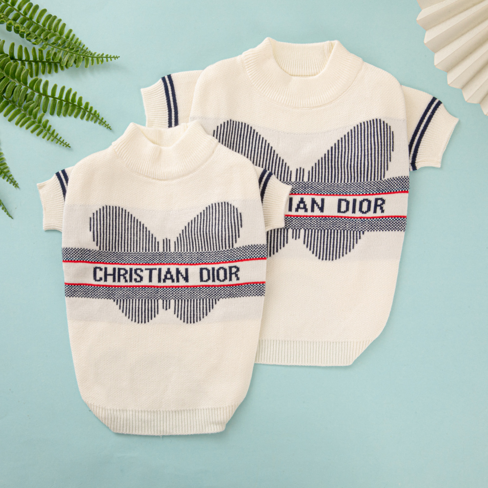 Pet Sweater Set  DD-Inspired Cream Knitted Pet Apparel