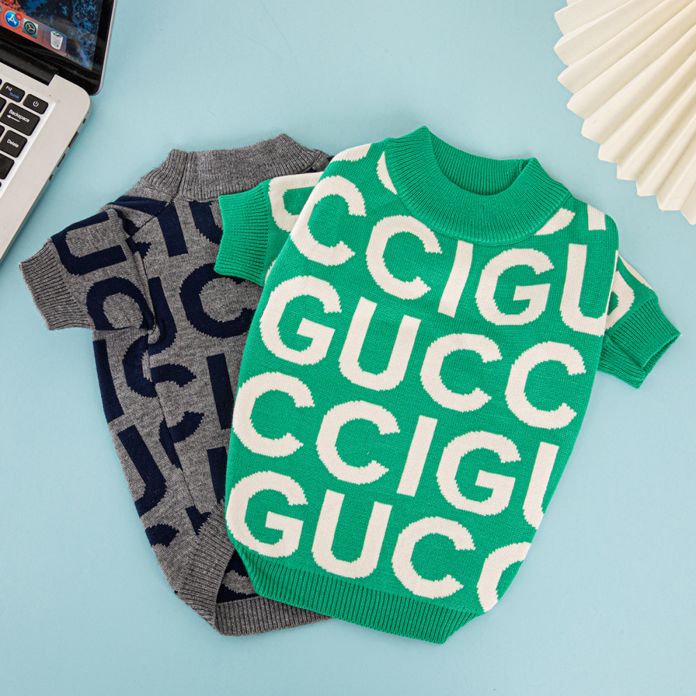 Paw-some Ggcci-Inspired Pet Sweater Collection