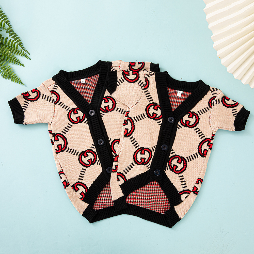 ChicPup Luxury GGcci Pet Cardigan Collection
