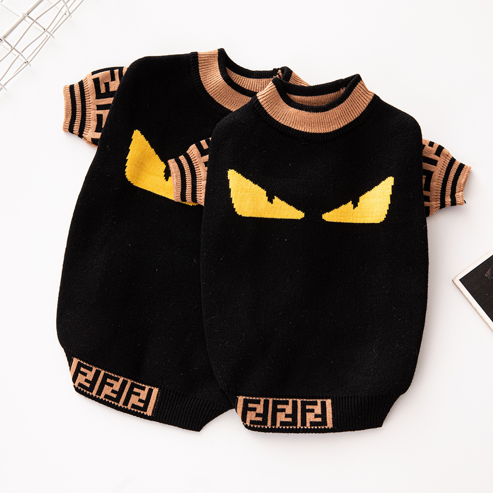 FFndi-Inspired Pet Sweater with Monster Eye & FF Monogram