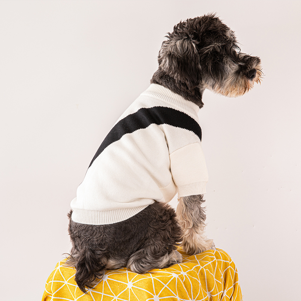 Color-Block NNKE Knit Short-Sleeve Pet Sweaters in Multiple Vibrant Hues