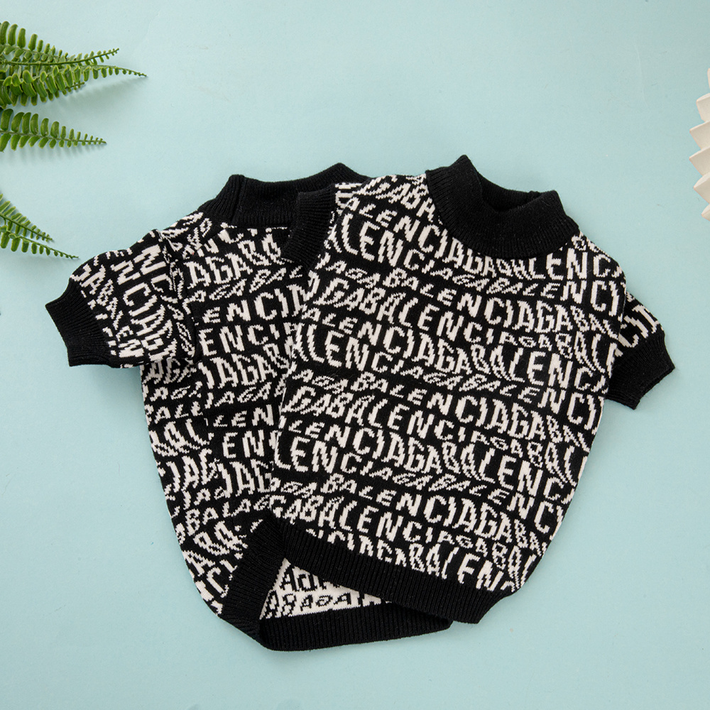 Stylish Ve Couture Print Pet Sweater for Dogs