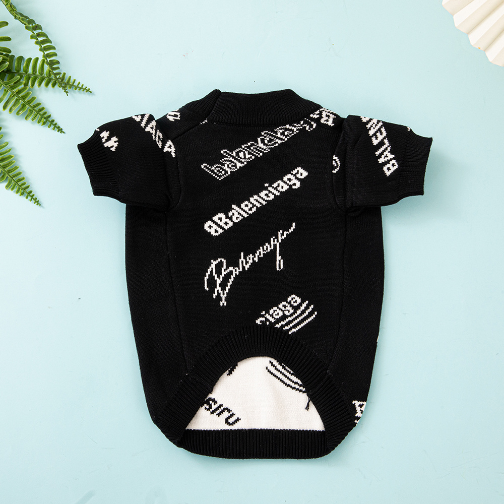 BA Pet Knit Sweater - Signature Logo Print Apparel for Dogs