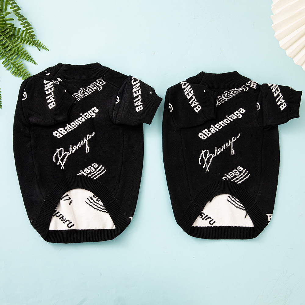 BA Pet Knit Sweater - Signature Logo Print Apparel for Dogs