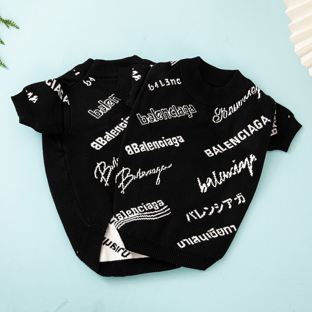 BA Pet Knit Sweater - Signature Logo Print Apparel for Dogs