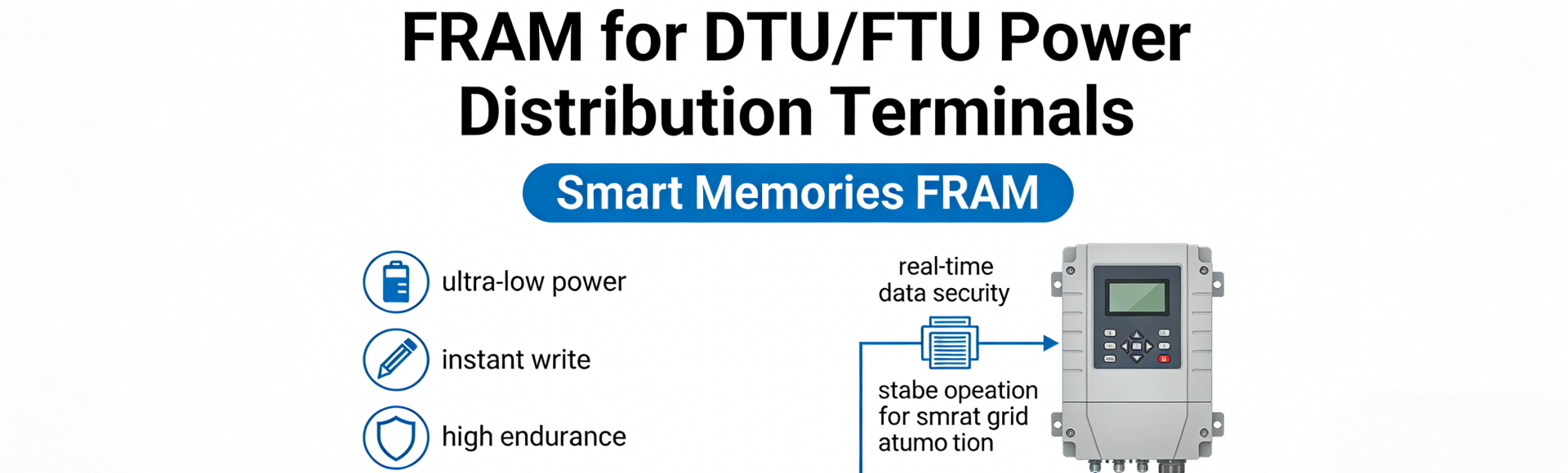 FRAM Applications in DTU/FTU Power Distribution Terminals