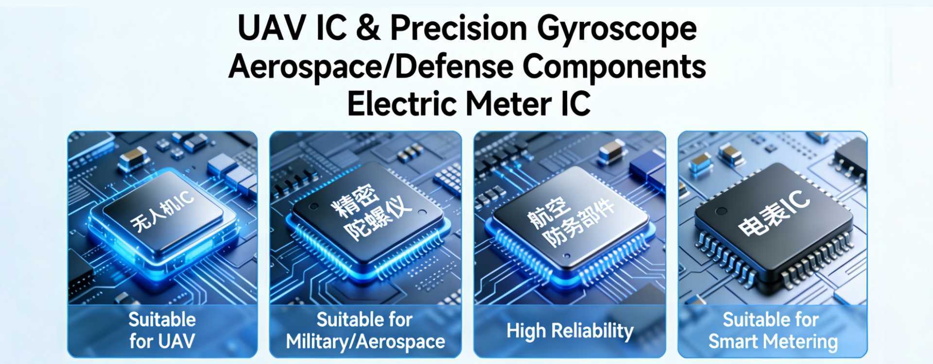  Drone IC & Precision Gyros, Aerospace/Defense Parts 