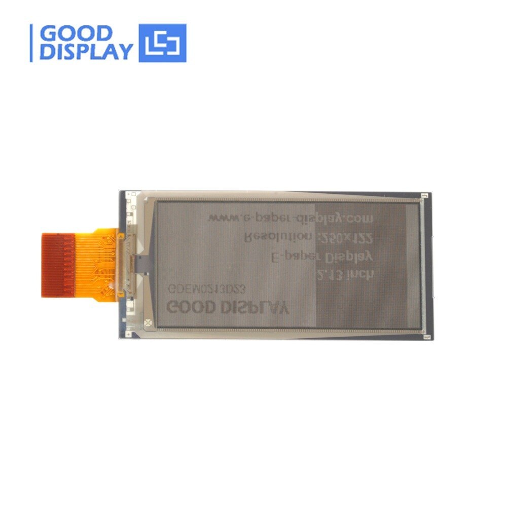 2.13 inch Black and white EPD e-paper display screen GDEM0213D23