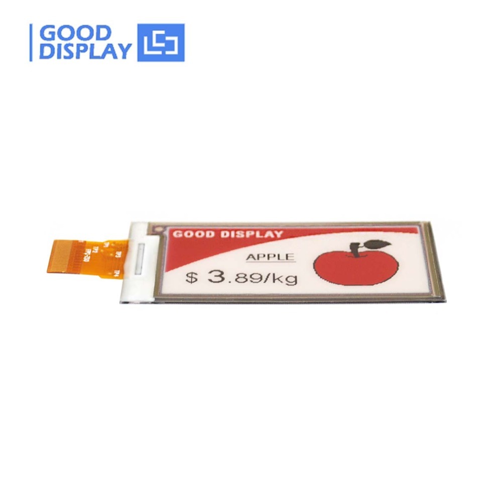2.13 inch Tri-color red eink display SPI interface epaper screen module GDEM0213U23