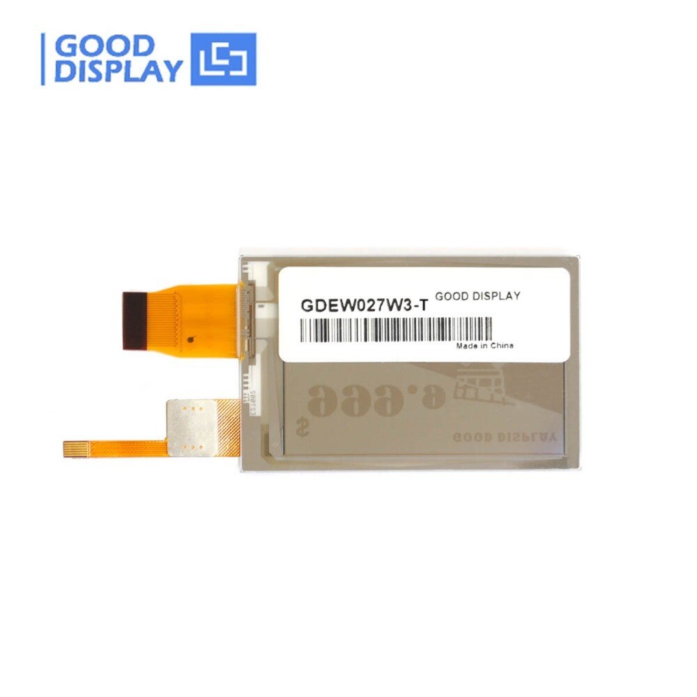 2.7 inch e-ink touchscreen SPI interface China 4 Grayscale e-ink screen manufacturer with touch panel