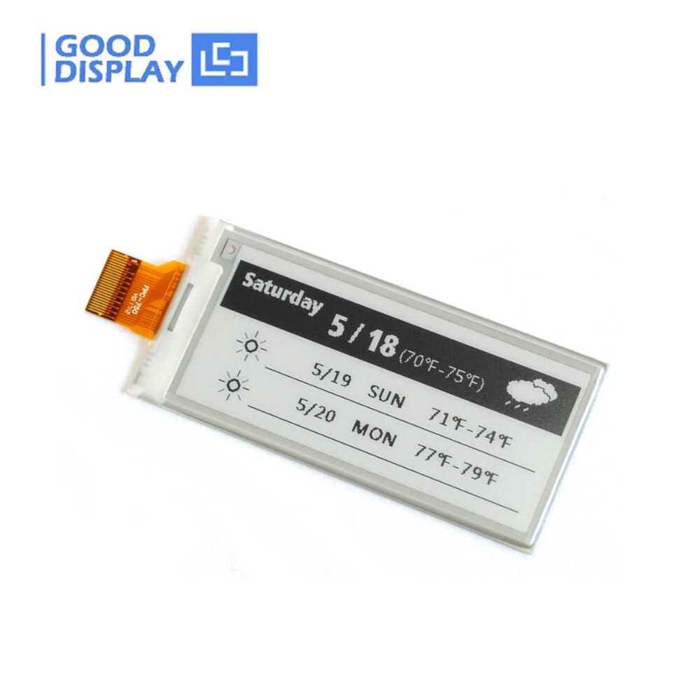 2.9 inch Black and white partial refresh e-paper display module, GDEM029E97