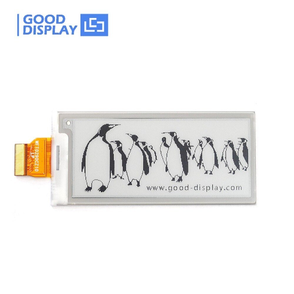 2.9 inch e ink display 296X128 resolution 4 Grayscale epaper screen with HAT connection board