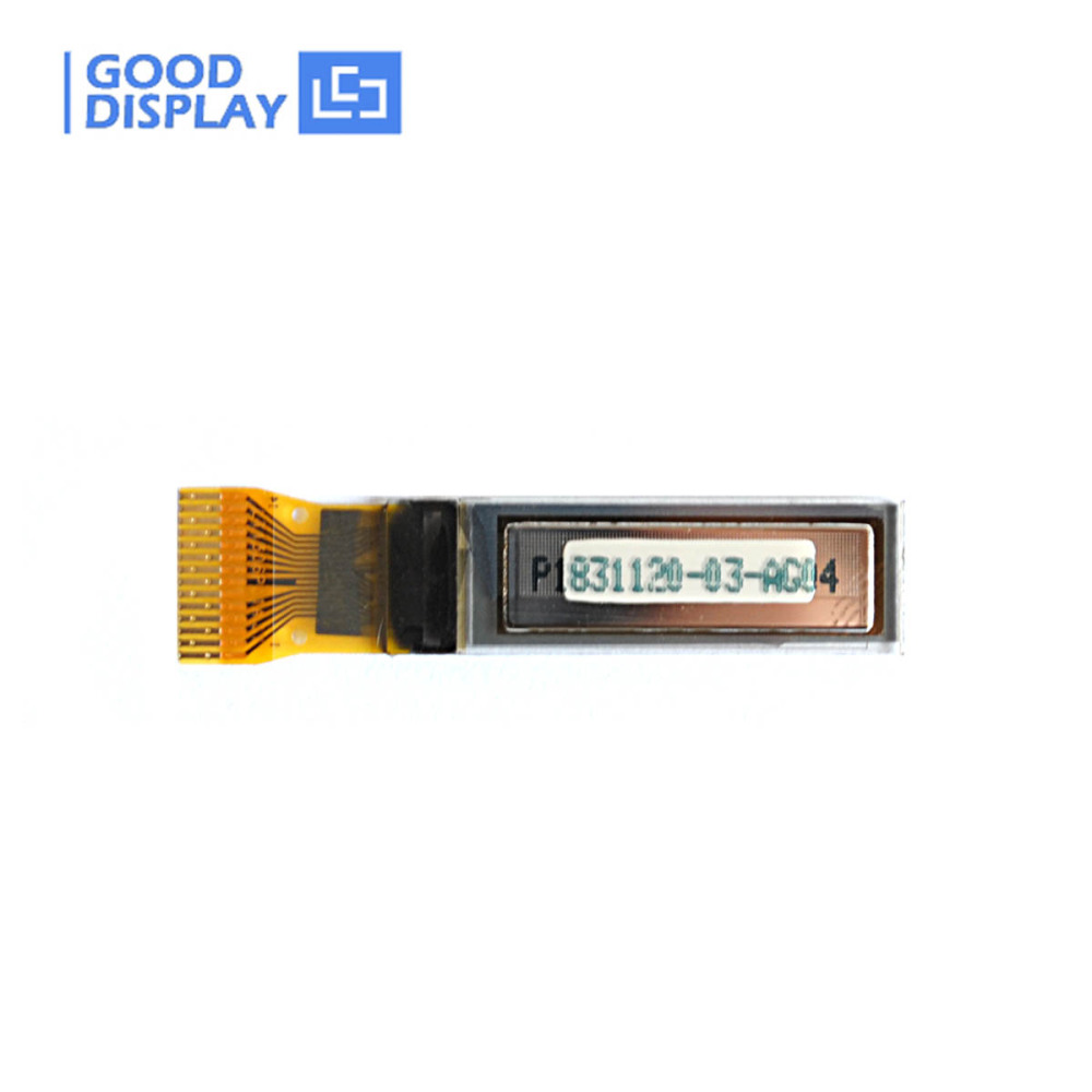 0.69 inch small white 96x16 dots OLED display GDOA0069W