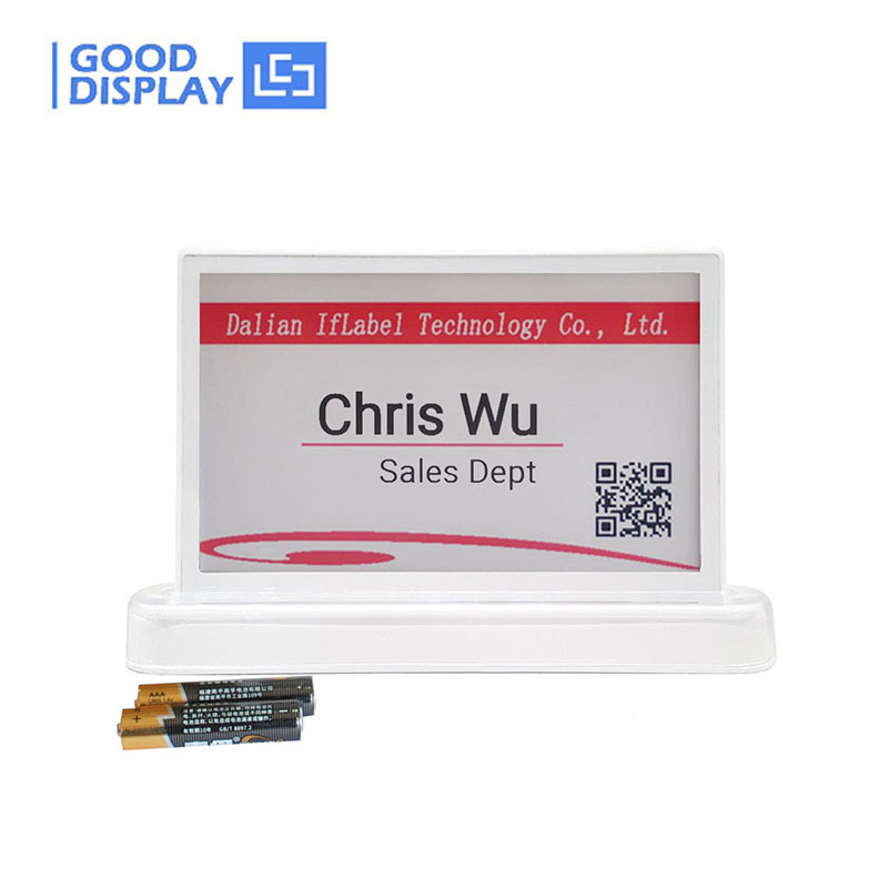 7.5 inch E-nameplate electronic meeting system wireless Bluetooth NFC e-paper display