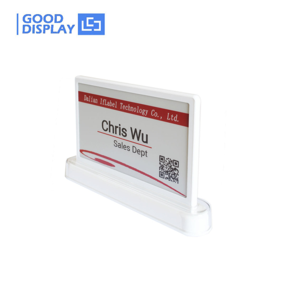 7.5 inch E-nameplate electronic meeting system wireless Bluetooth NFC e-paper display