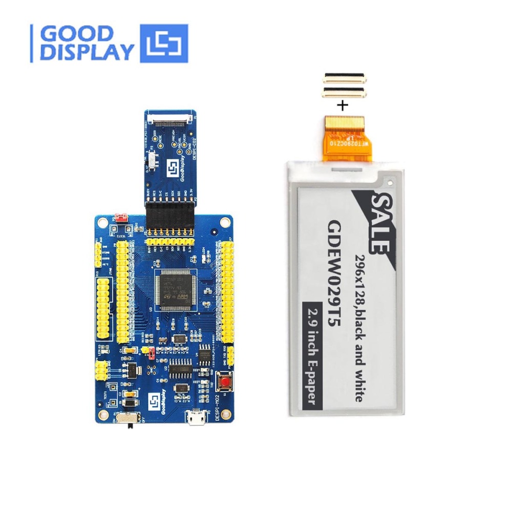 2.9 inch e-ink screen panel E-paper display 4 grayscale with USB port Programmable Demo Kit