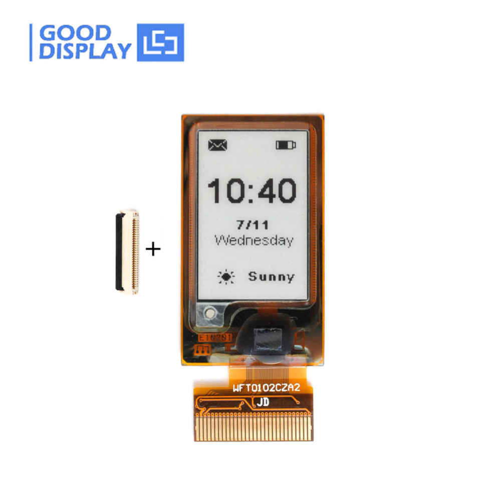 1.02 inch Mini flexible e-ink display small epaper screen module buy GDEW0102I3F