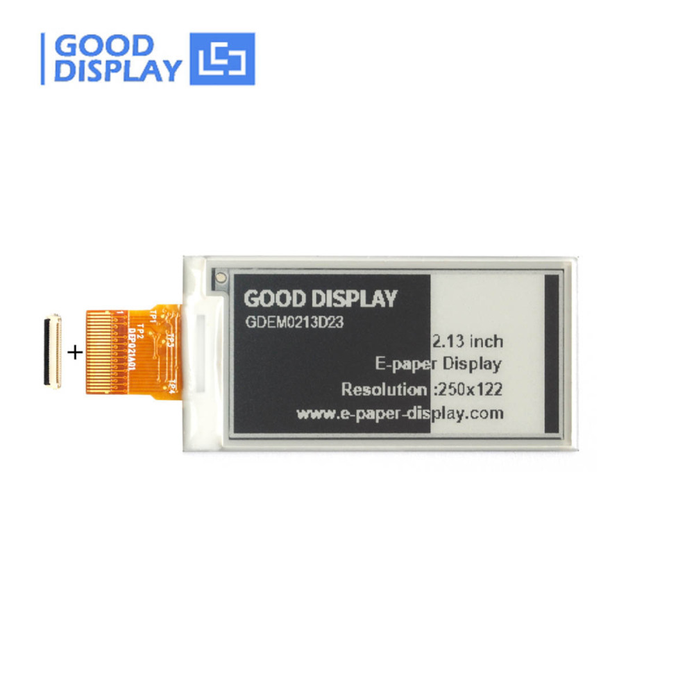 2.13 inch Black and white EPD e-paper display screen GDEM0213D23
