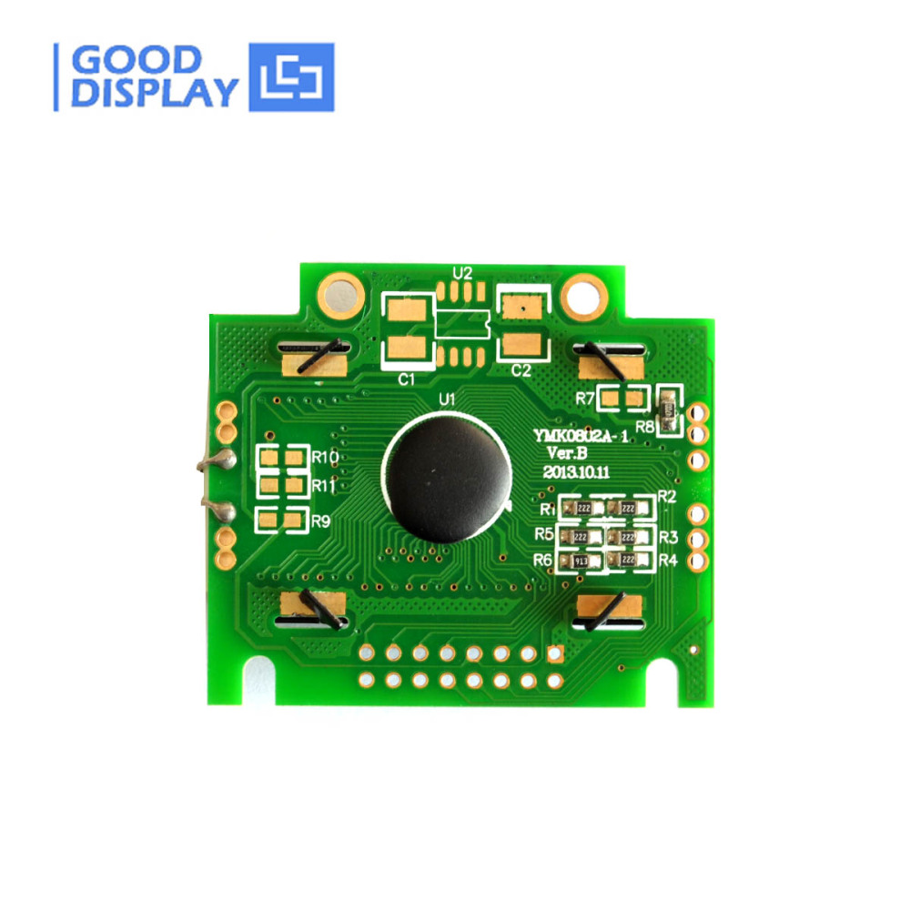 8x2 Yellow Green Character LCD display module YM0802A-1