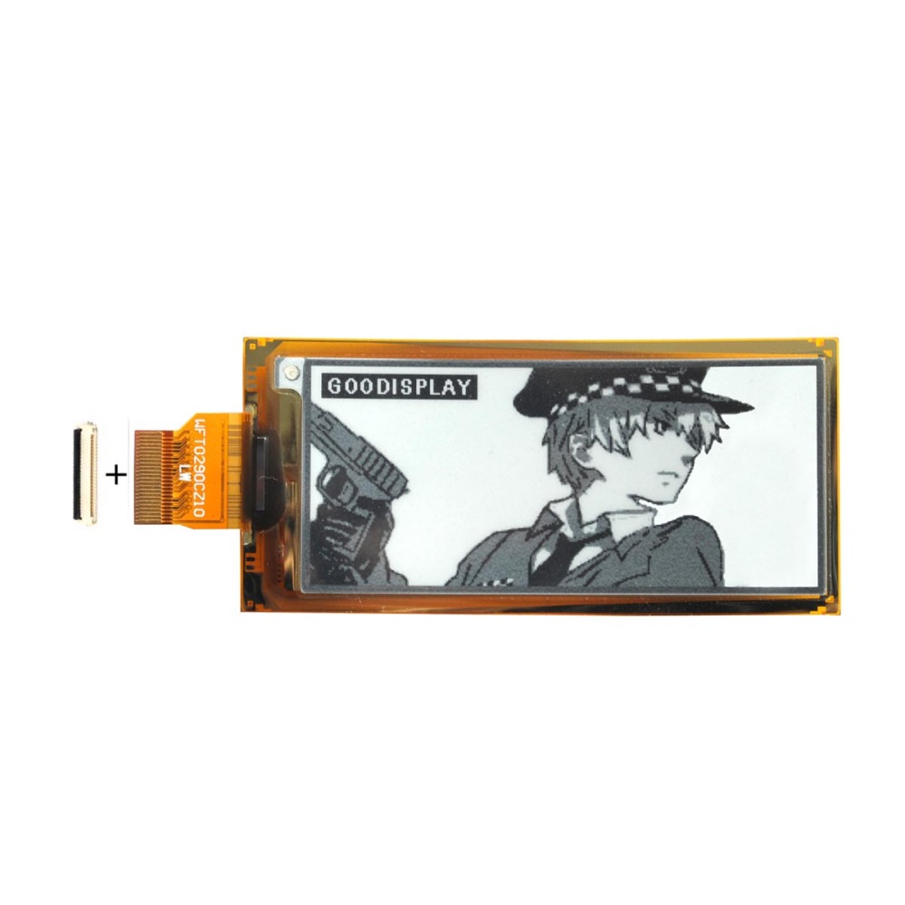 2.9 inch e ink flexible ultra-thin 4 Grayscale e-paper display with drive board demo kit