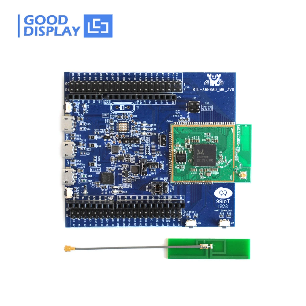 Realtek Development, wifi+bluetooth5.0, RTL8722CSM 88 PIN