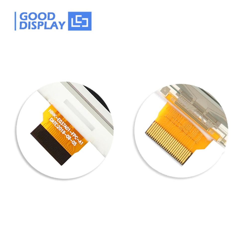 3.71 inch color e-ink display red e-paper screen module GDEH037Z01