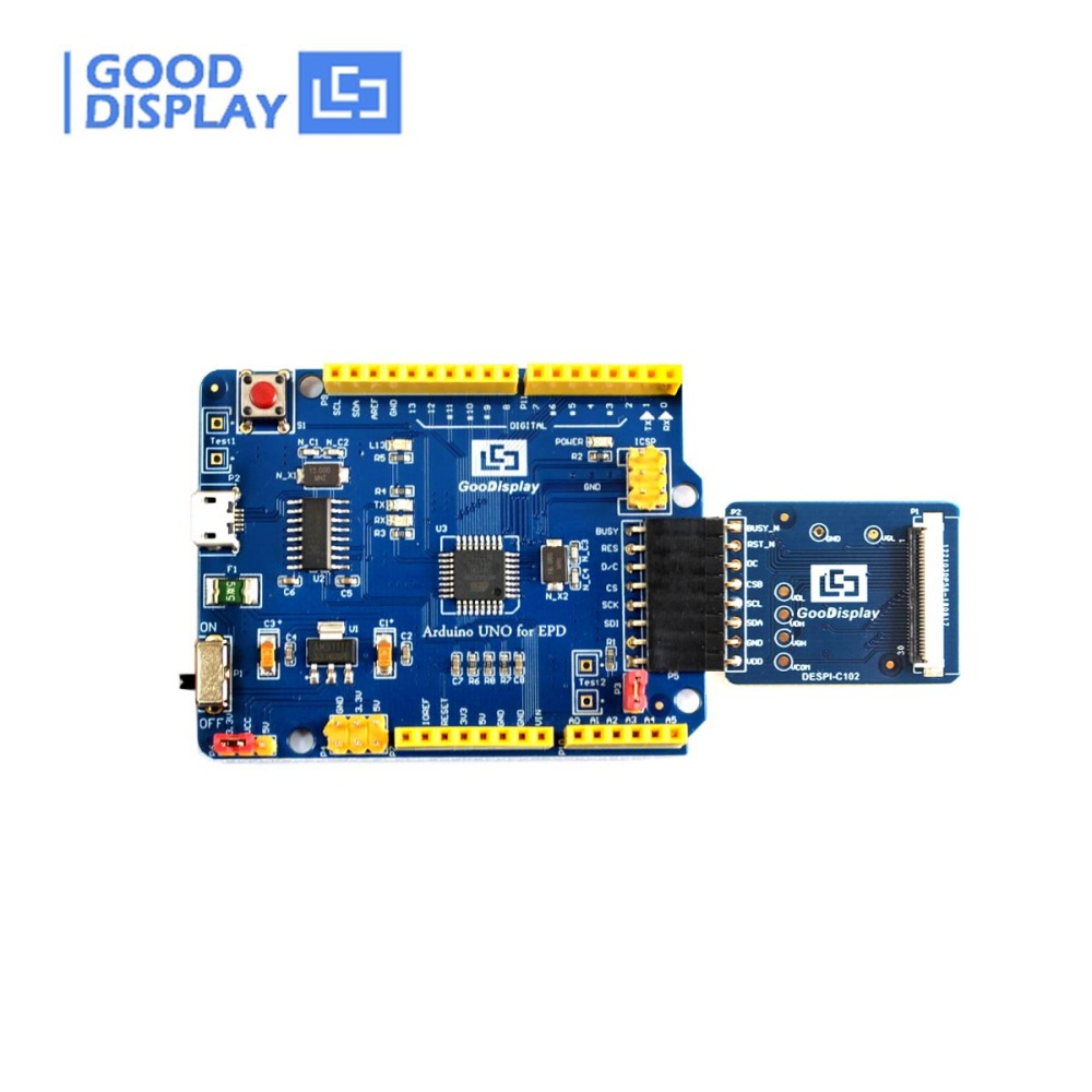 Arduino UNO for 1.02 inch EPD e-paper display development board demo kit HAT DEArduino(C102_30P)