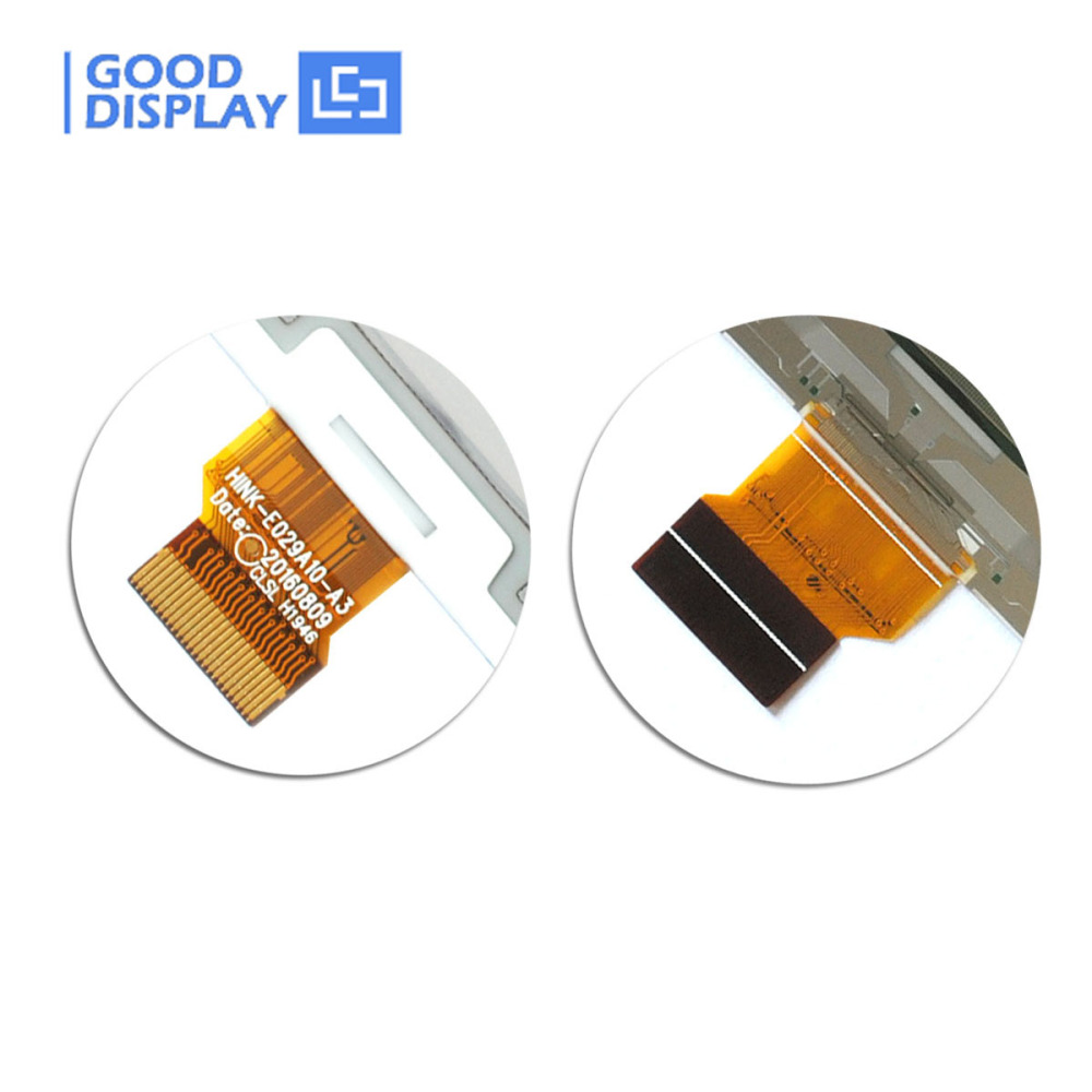 2.9 inch colorful red e-paper display panel, GDEH029Z13