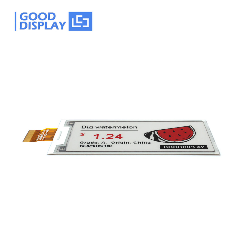 2.9 inch colorful red e-paper display panel, GDEH029Z13