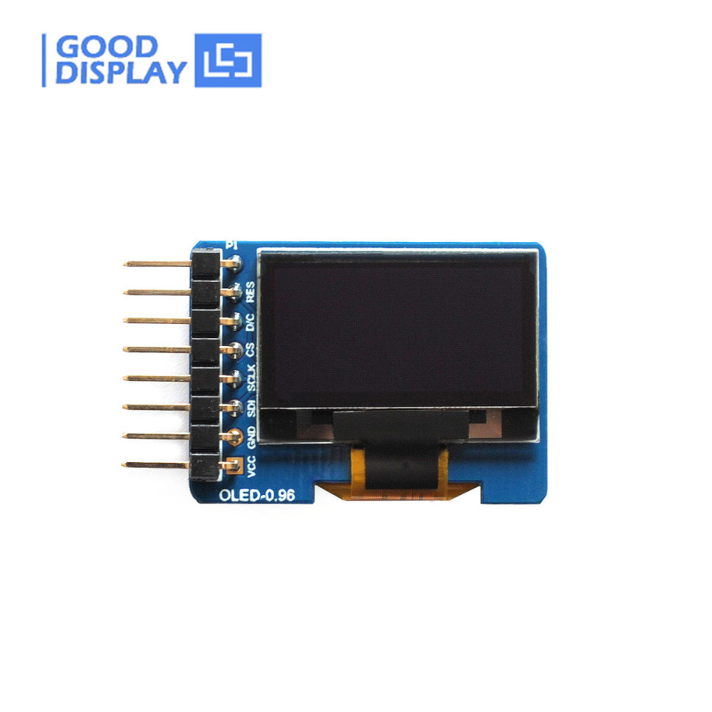 0.96 inch OLED display module with adapter board, wide temperature, GDMN0096WP30