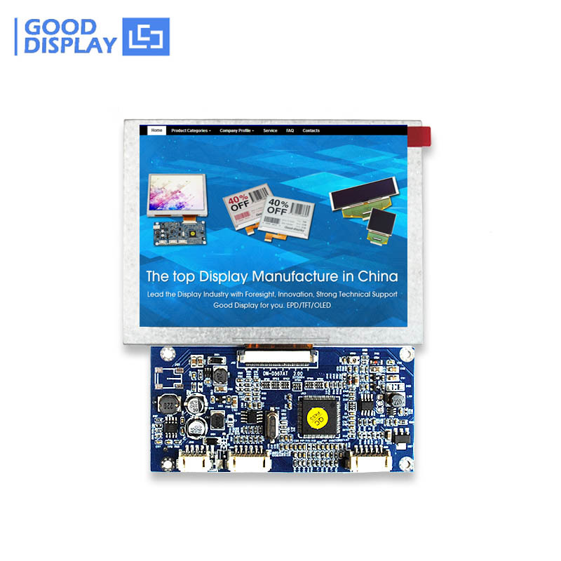 5 inch TFT LCD USB port VGA,Video input Digital display panel, GDN-D567AT-GTI050NA-08C