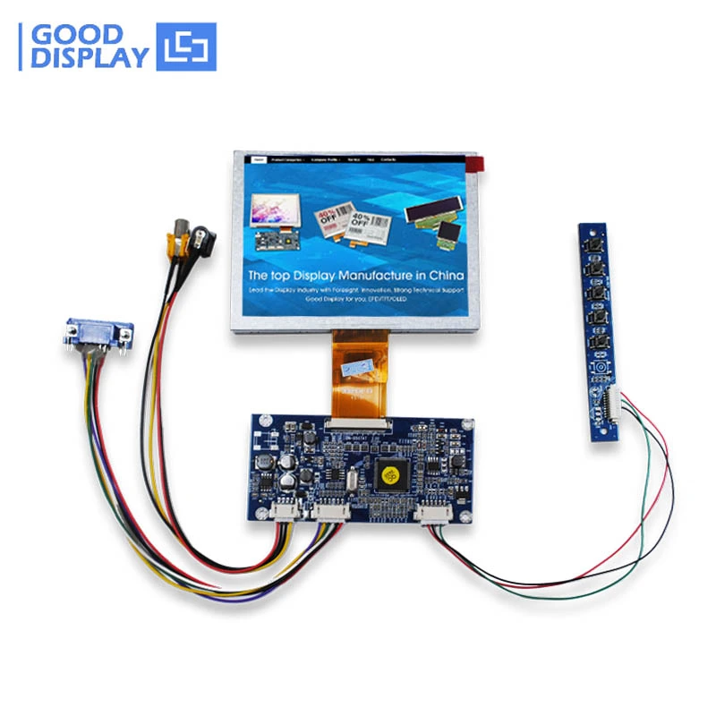 5 inch TFT LCD USB port VGA,Video input Digital display panel