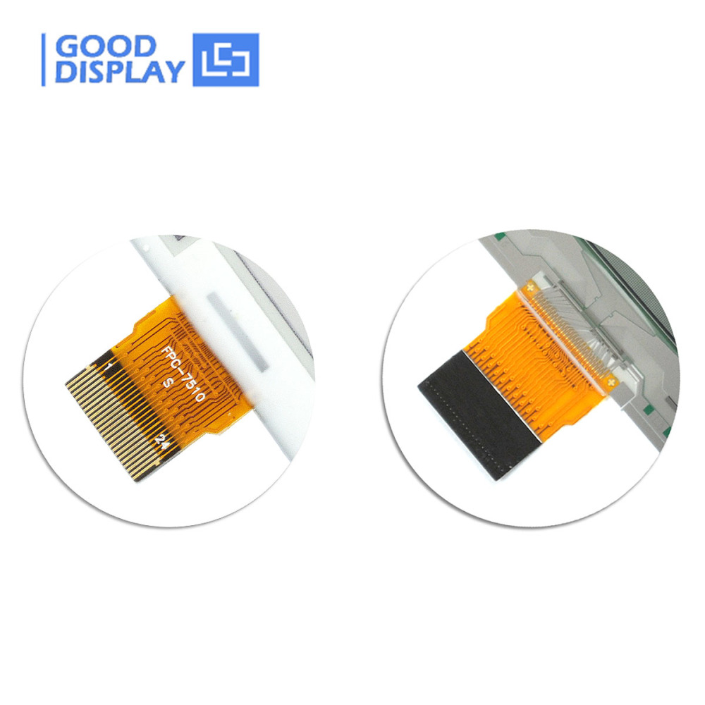 2.66 inch colorful red e-ink display screen module, GDEM0266Z90
