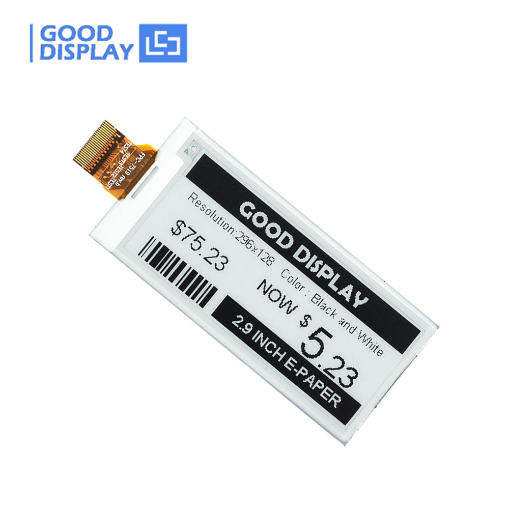 2.9 inch e-paper display partial refresh 4 Grayscale black and white, GDEM029T94