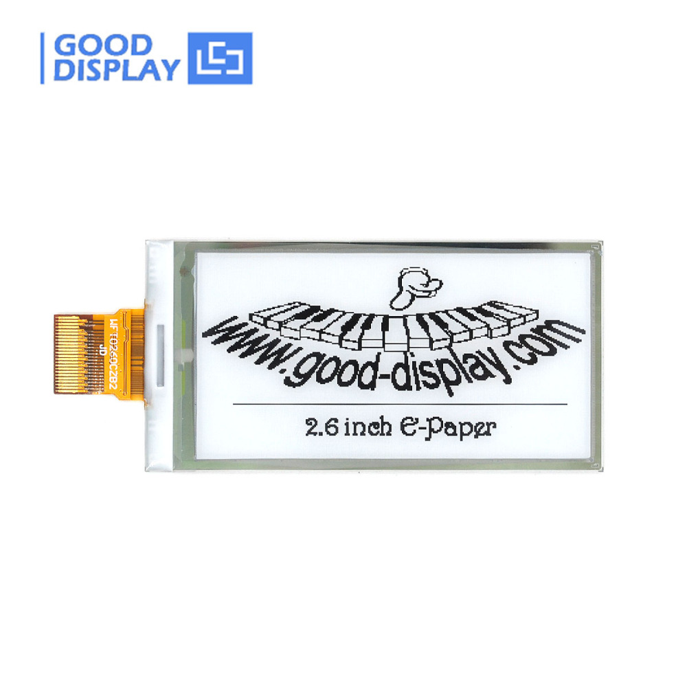 2.6 inch DES e-paper display screen module low temperature, GDEW026M01