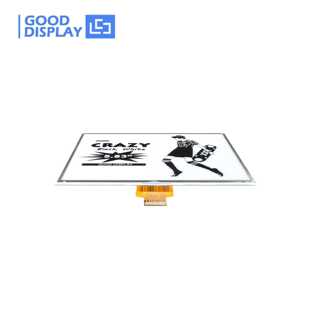 5.83 inch DES epaper screen module extra wide operating temperature, GDEW0583M09