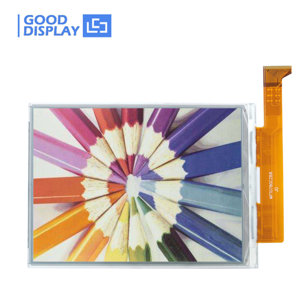 7.8 inch DES full color e-paper display parallel interface, extended operating temperature, GDEW078C01