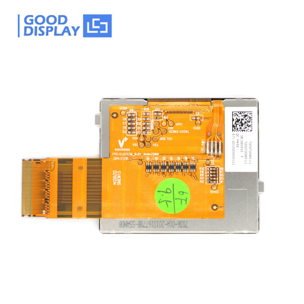 2.5 inch TFT LCD Display Panel, Wide Operating Temperature, GDT250T2080
