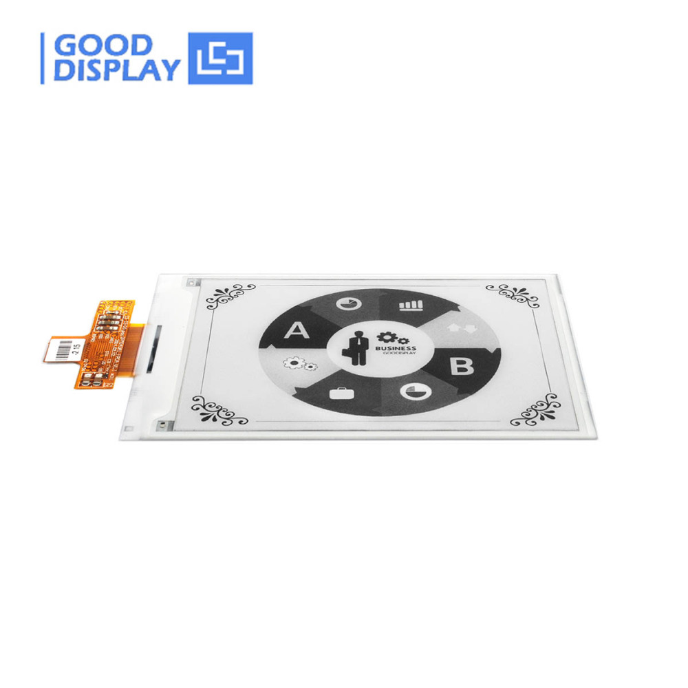 4.3 inch e-paper display parallel interface, with glossy glass cover, GDE043A3
