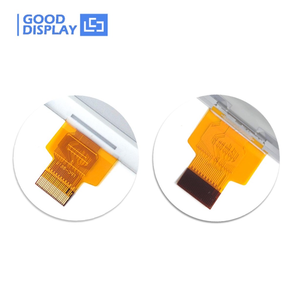 7.5 inch Large three colors red e-paper display higher resolution 800x480 GDEM075Z08