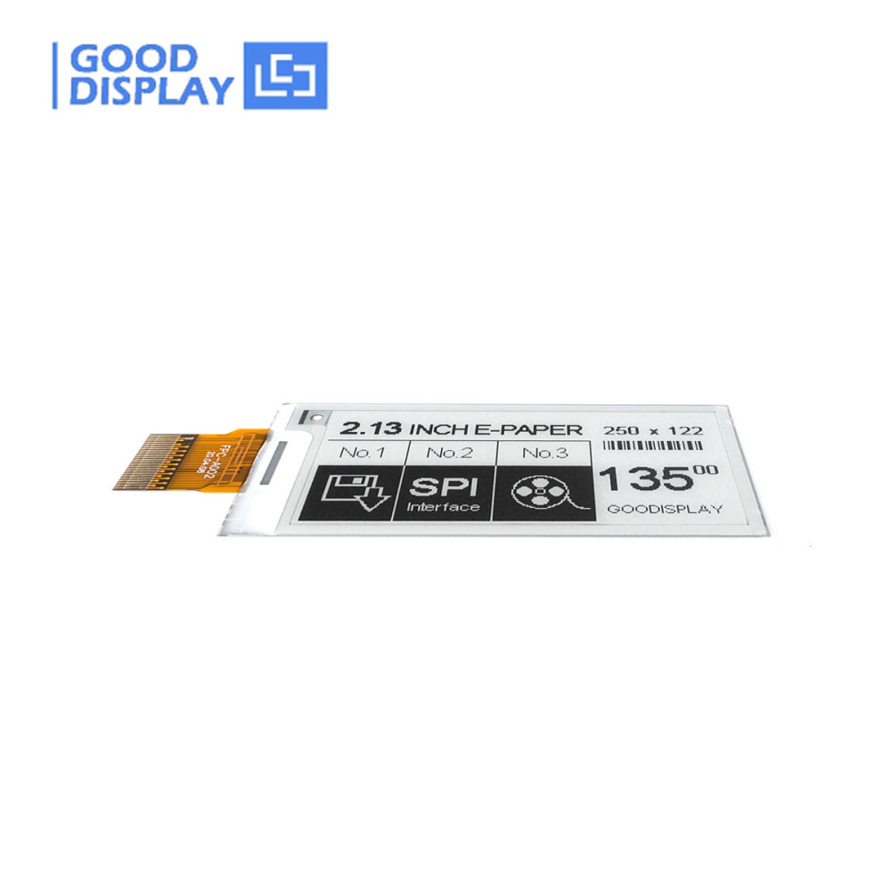 2.13 inch 1.5s Fast Refresh 250x122 Raspberry Pi EPD supports Electronic Epaper price Tag